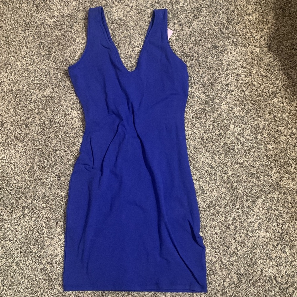 Royal blue dress